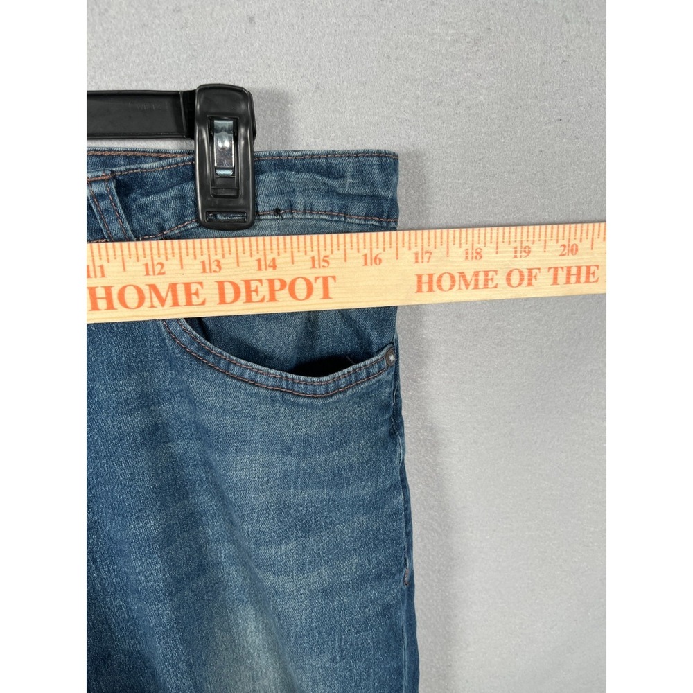 Six Lincoln Jeans Mens 30 Blue Denim Medium Wash Slim Fit Straight Leg Outdoor - Picture 6 of 7
